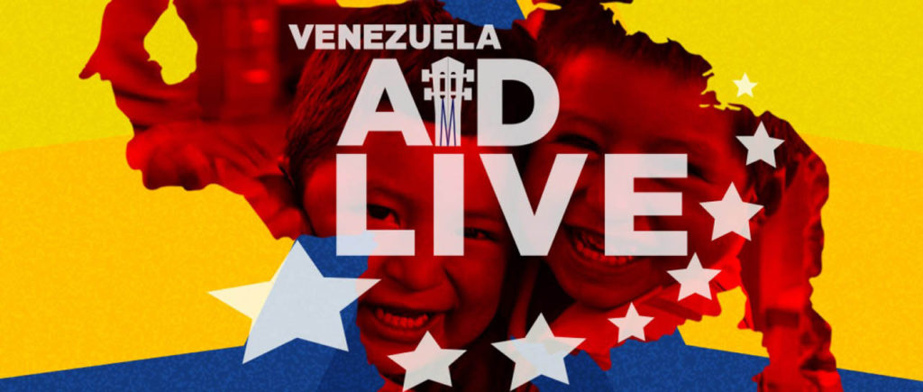 Resultado de imagen para venezuela live aid comunicado