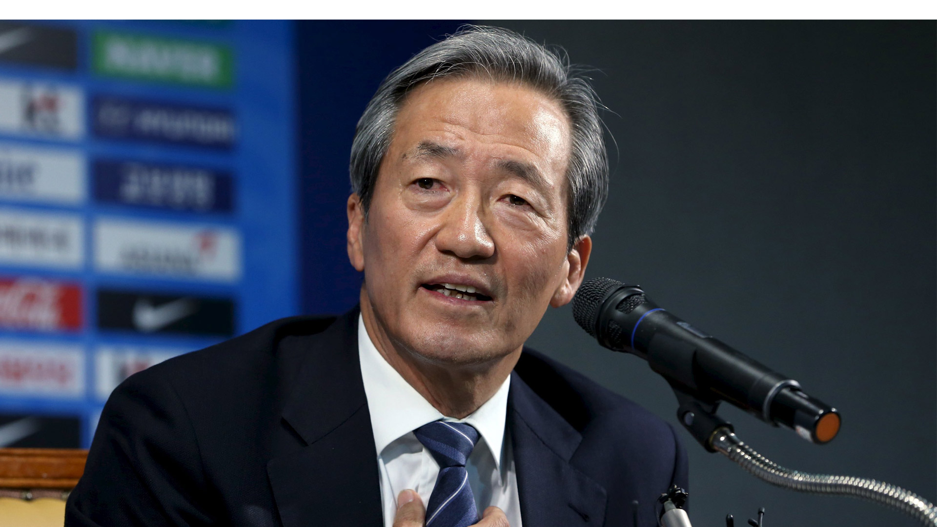 El ex presidente de la Asociación de Fútbol de Corea logró que en 2002 el Mundial fuese acogido por Corea del Sur y Japón