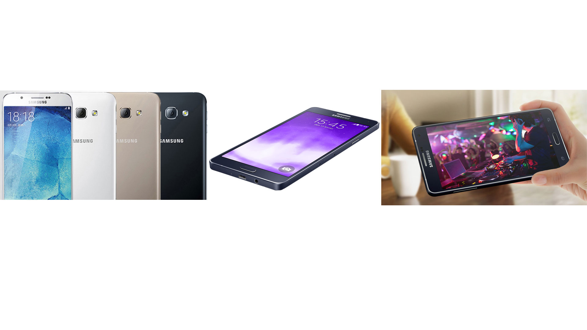 Cuenta con una carcasa metálica, muy parecida a sus últimos modelos de smartphones, tales como el Galaxy S6 y S6 Edge, los Galaxy A7 y Alpha