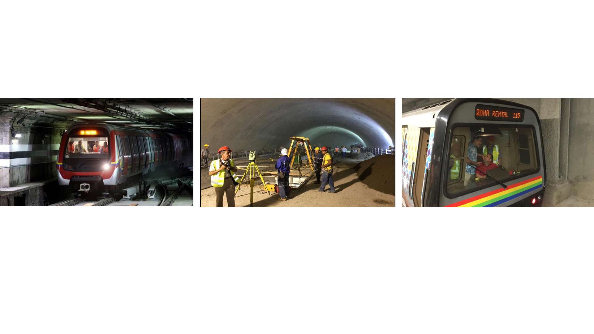 Este martes se realizó un recorrido de inspección por el nuevo tramo que comunicará la línea 4 con la línea 5 del Metro de Caracas