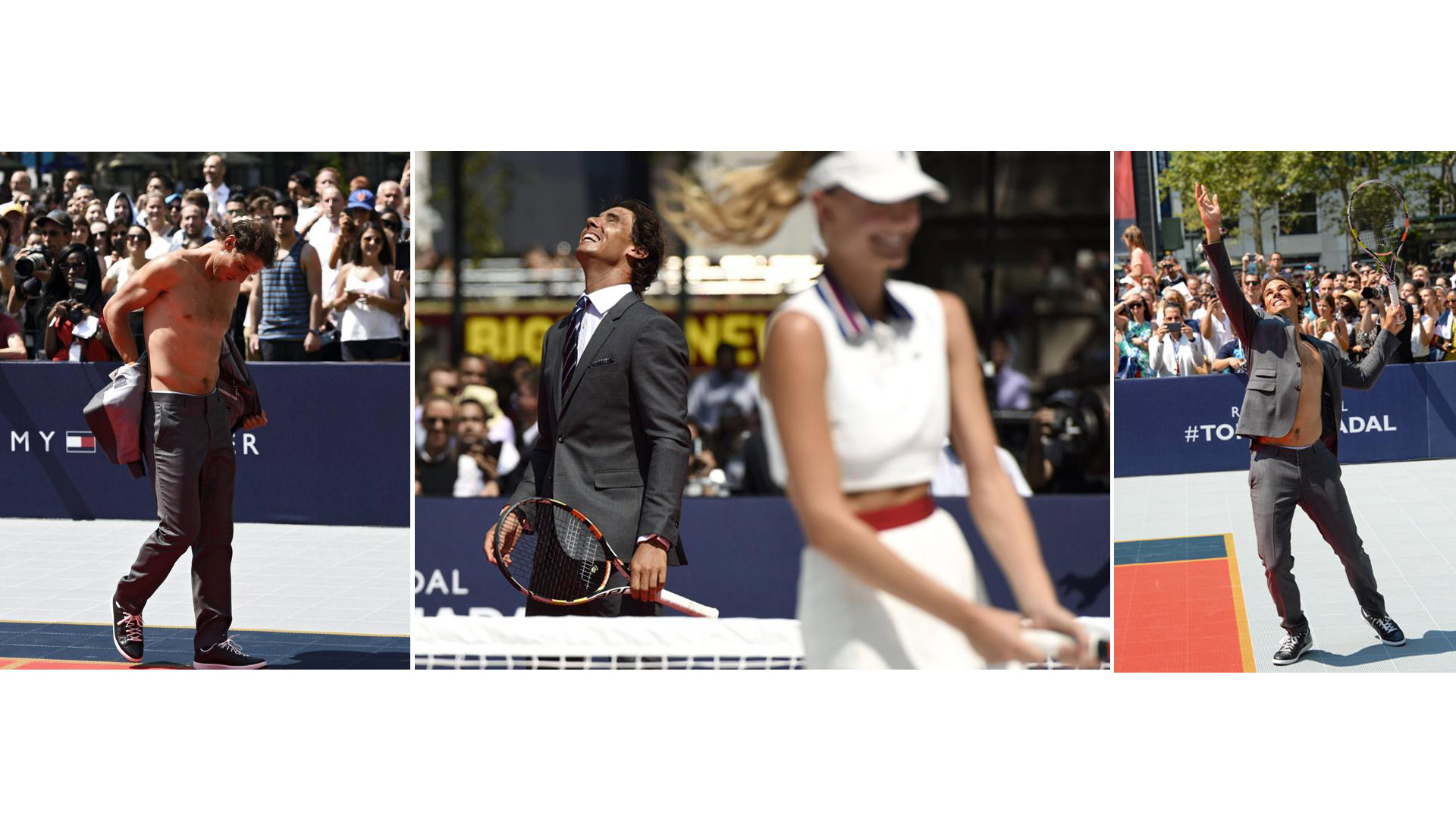 El tenista será la cara de Tommy Hilfiger, por lo que participa en eventos promocionales de la marca