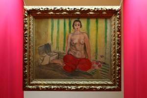 "La Odalisca con pantalón rojo" de Henry Matisse.