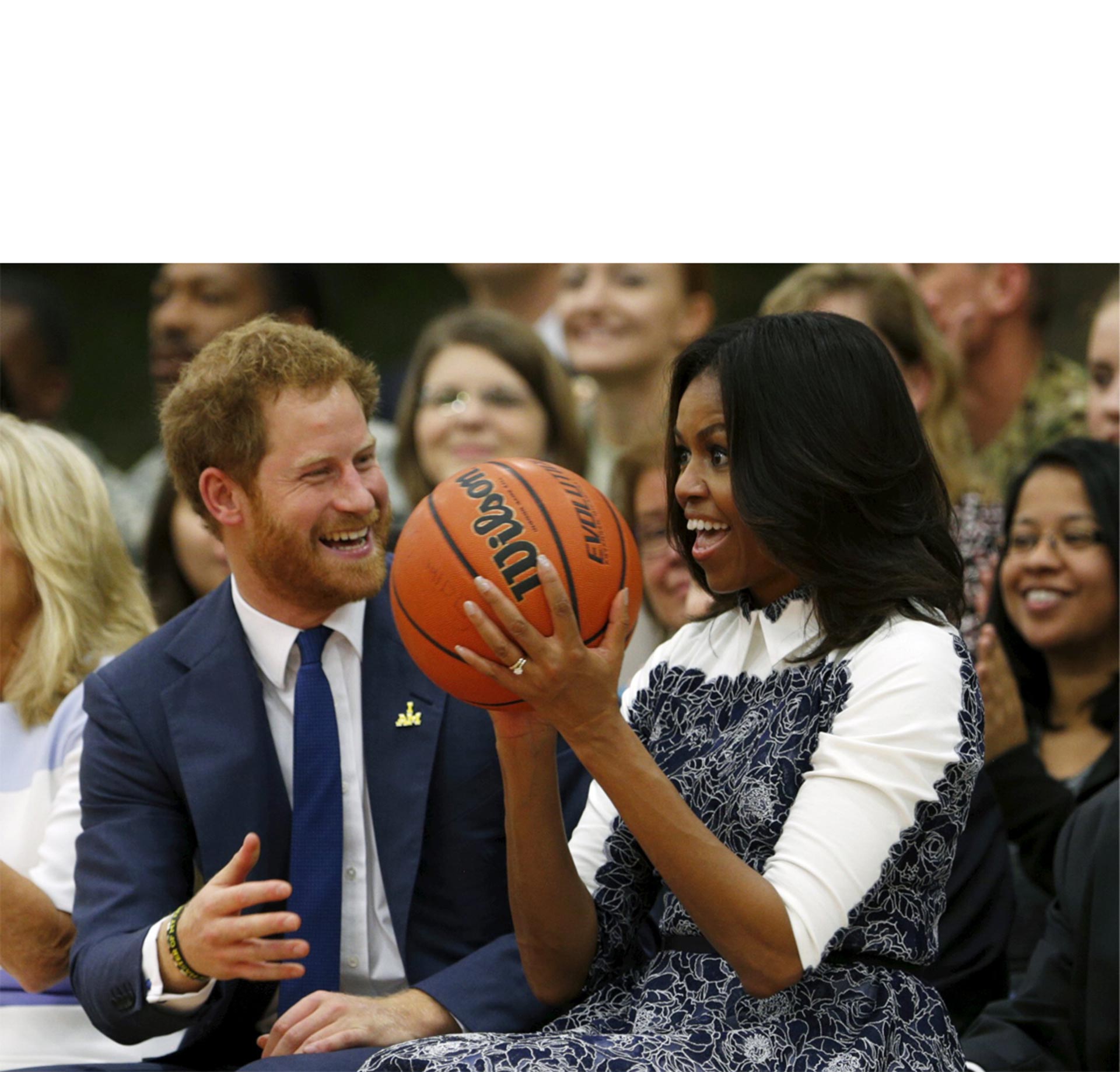 Michelle Obama y Enrique de Gales promocionan el evento deportivo dedicado exclusivamente a soldados minusválidos