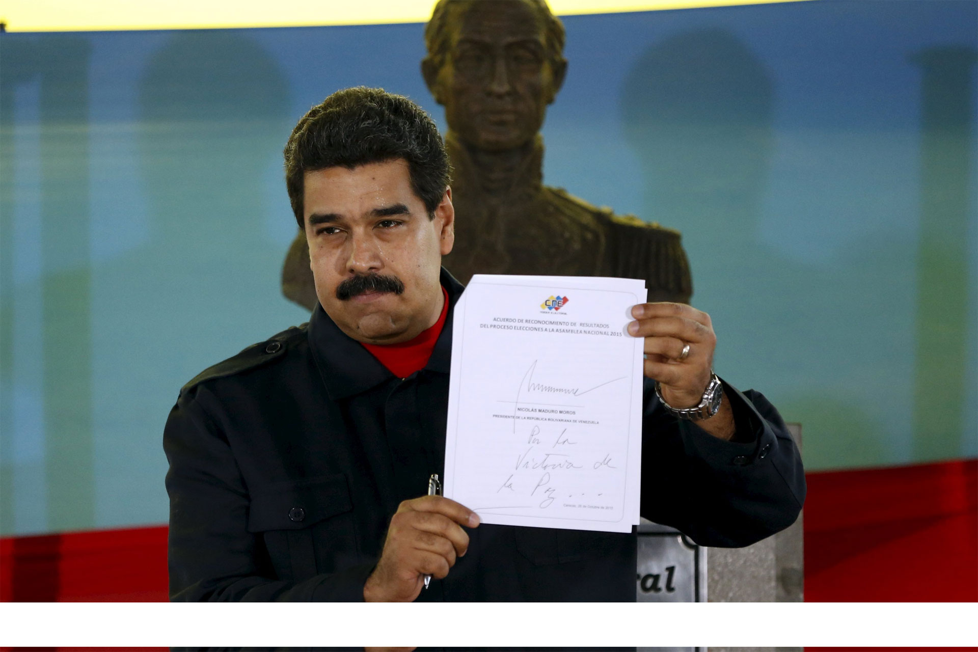"Aquí hay un poder electoral, lo que diga el 6 de diciembre será palabra sagrada" aseguró el presidente de Venezuela