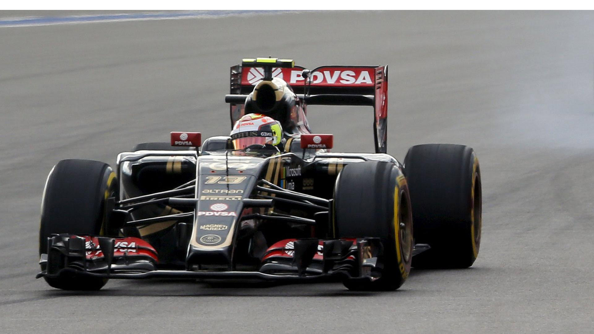 En los resultados del pole position Maldonado llegó de 15 mientras que en el 1° puesto llegó Nico Rosberg