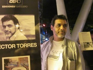Héctor Torres en la Feria de Lectura de Altamira