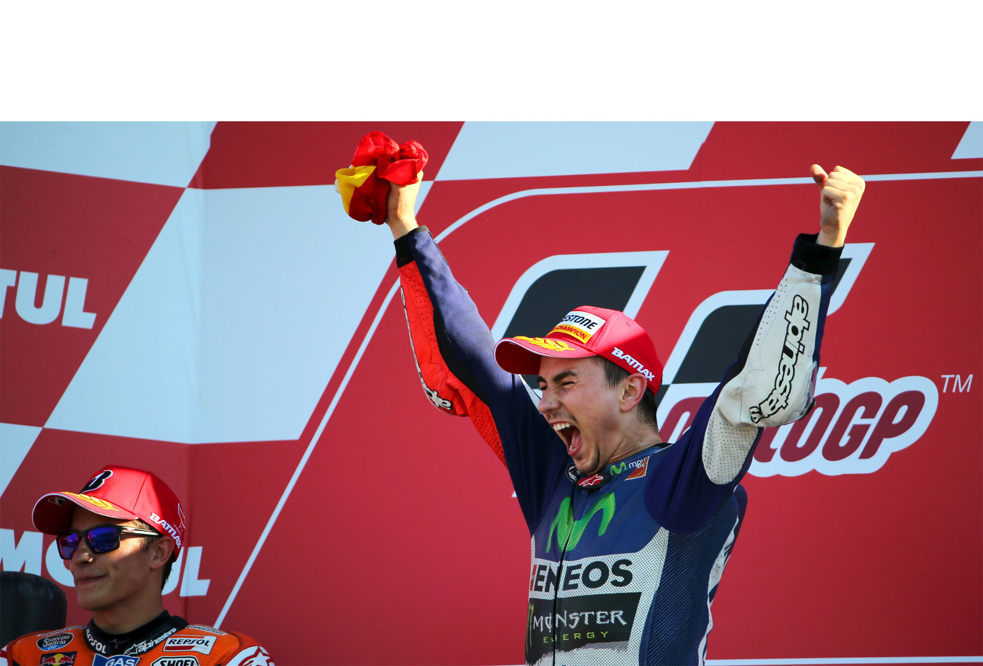 El español conquistó su quinto título mundial MotoGP y dedicó su premio a la gente que no se rinde y no escucha las críticas