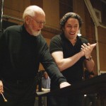 John Williams y Gustavo Dudamel en los estudios de Sony en Los Angeles