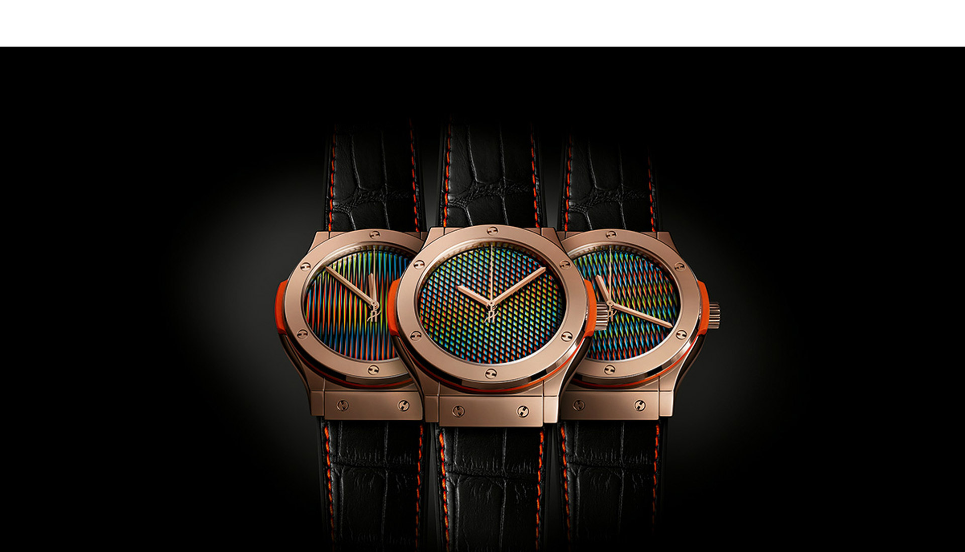 La empresa de relojes suiza lanzó al mercado, a través de un evento en Miami, tres relojes edición ilimitada basados en la quinestesia del artista