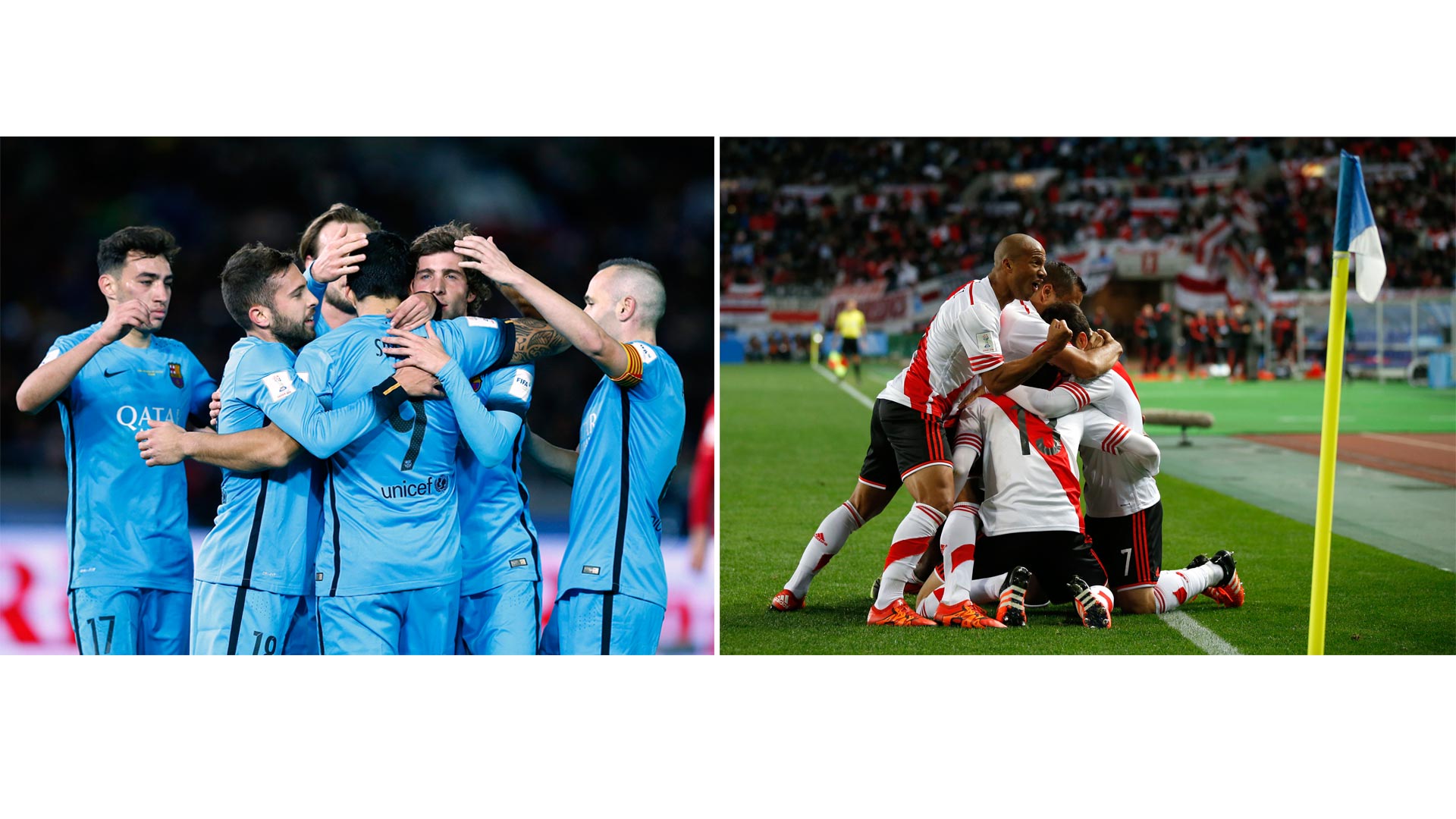 Este domingo se medirán el Barcelona y el River Plate para disputar la final de la copa