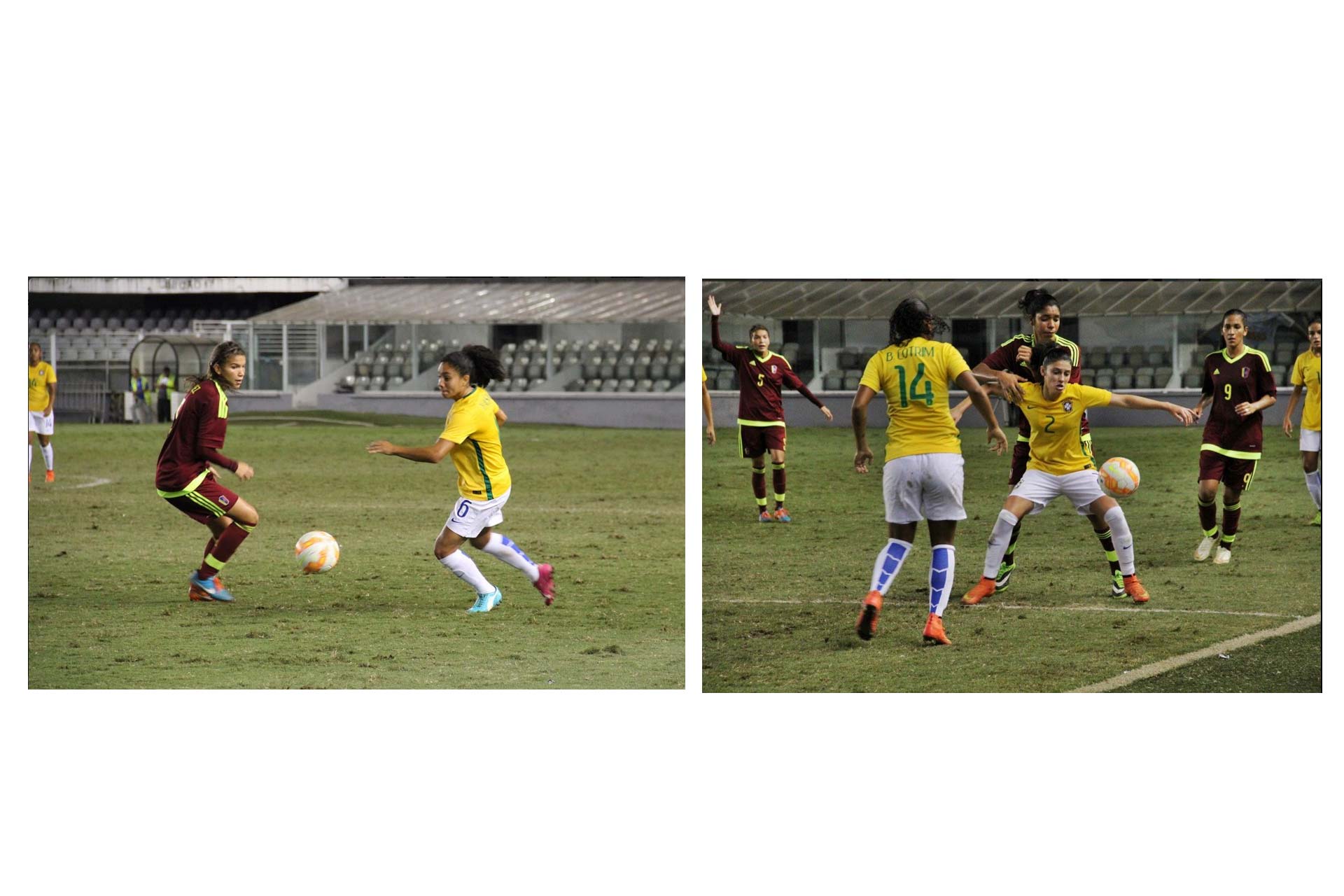 La Vinotinto femenina empató a cero goles con Brasil y depende de un triunfo para obtener su boleto a Papúa Nueva Guinea