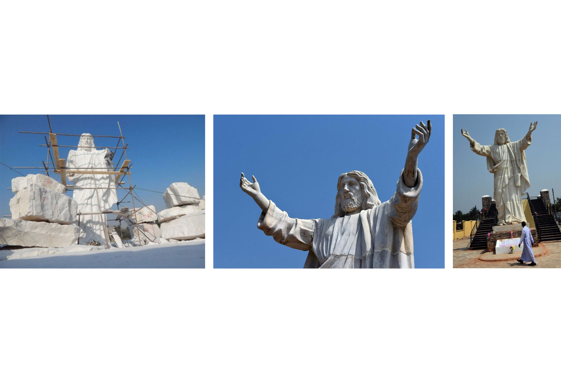 El día de Año Nuevo se inauguró la estatua de Jesús más grande de África