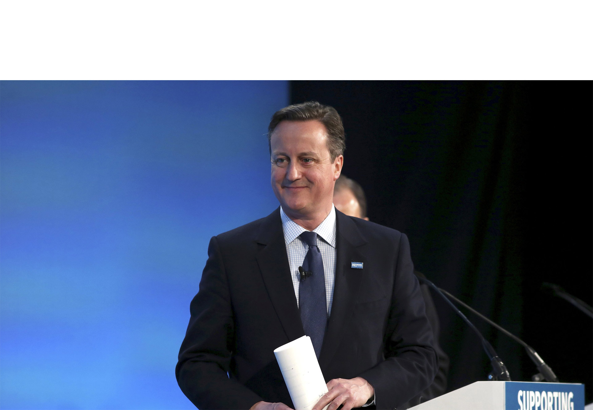 El primer ministro David Cameron fue el anfitrión de un evento de caridad para ayudar a los afectados por la guerra civil en Siria
