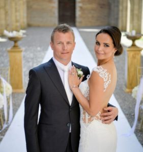 Kimi Räikkönen y Minttu Virtanen se casaron en Italia
