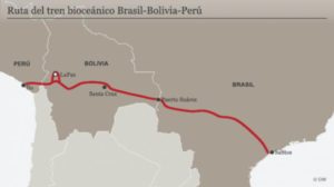Tren bioceánico Brasil-Bolivia-Perú