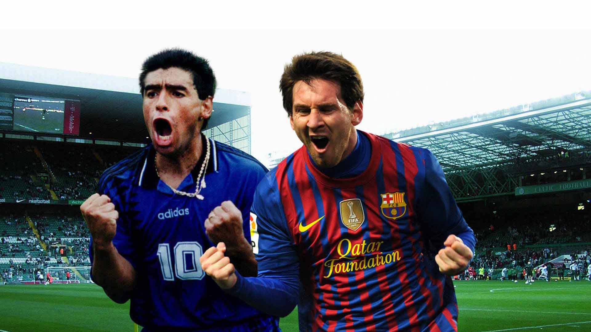 La estrella del Barcelona con 541 goles, cinco balones de oro, cuatro Champions, ocho ligas españolas, está muy por encima de Diego Maradona