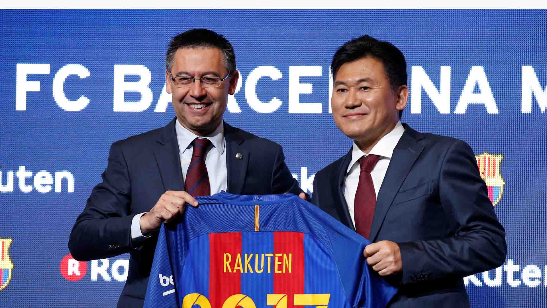 La empresa nipona Rakuten patrocinará al equipo catalán en las próximas cuatro temporadas por 60 millones de euros anuales
