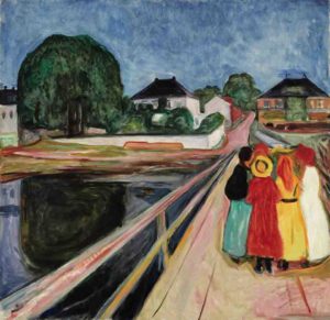 "Las chicas del puente" de Edvard Munch