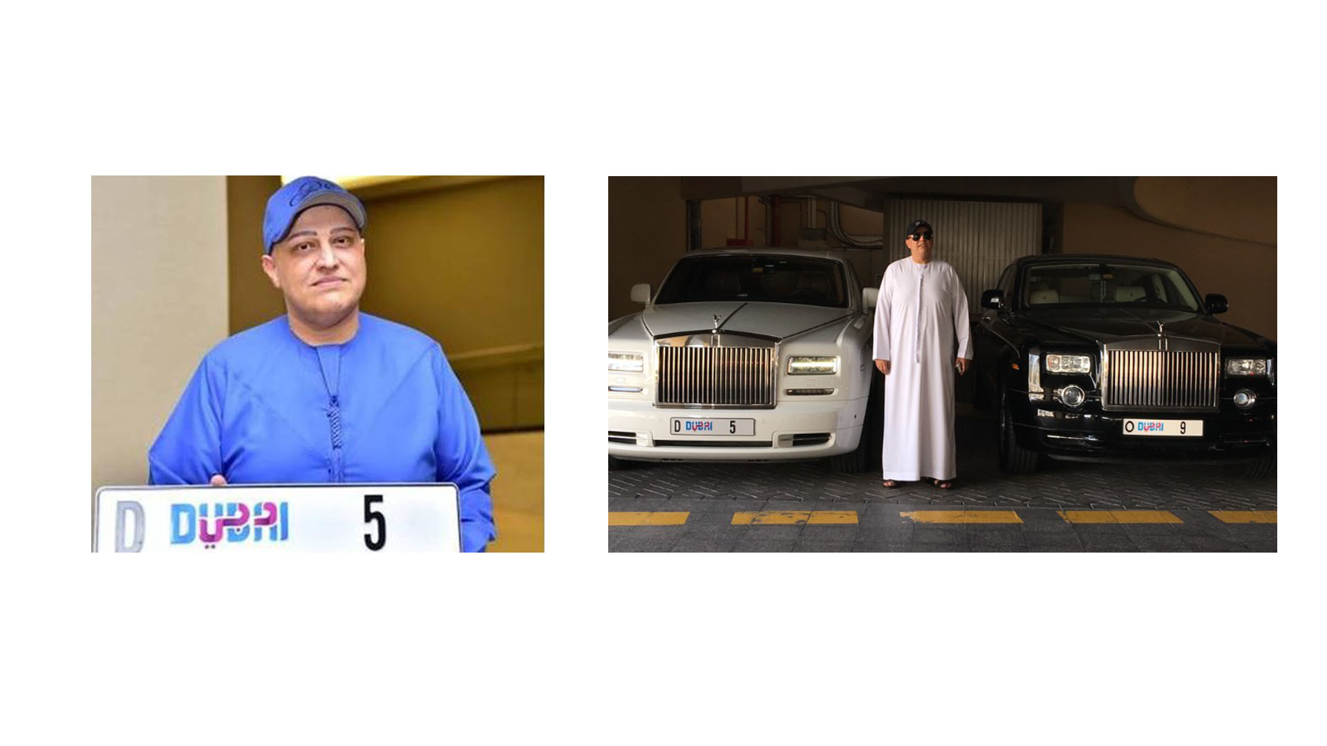 La subasta en los Emiratos Árabes Unidos es un atractivo ya que solo se les permite 5 dígitos y existen solo 10 con un solo dígito