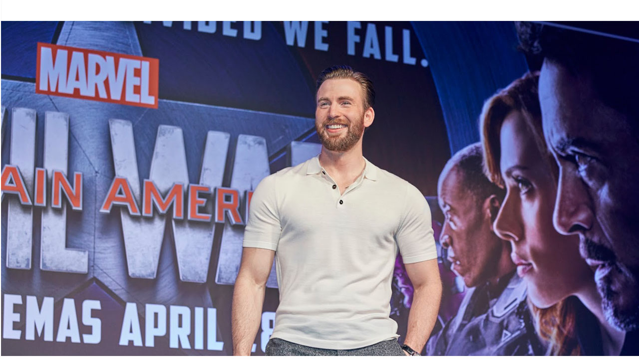 El reconocido Capitán América encabeza la lista número 1 de los actores más rentables de la industria según Forbes con 135.80 millones de dólares