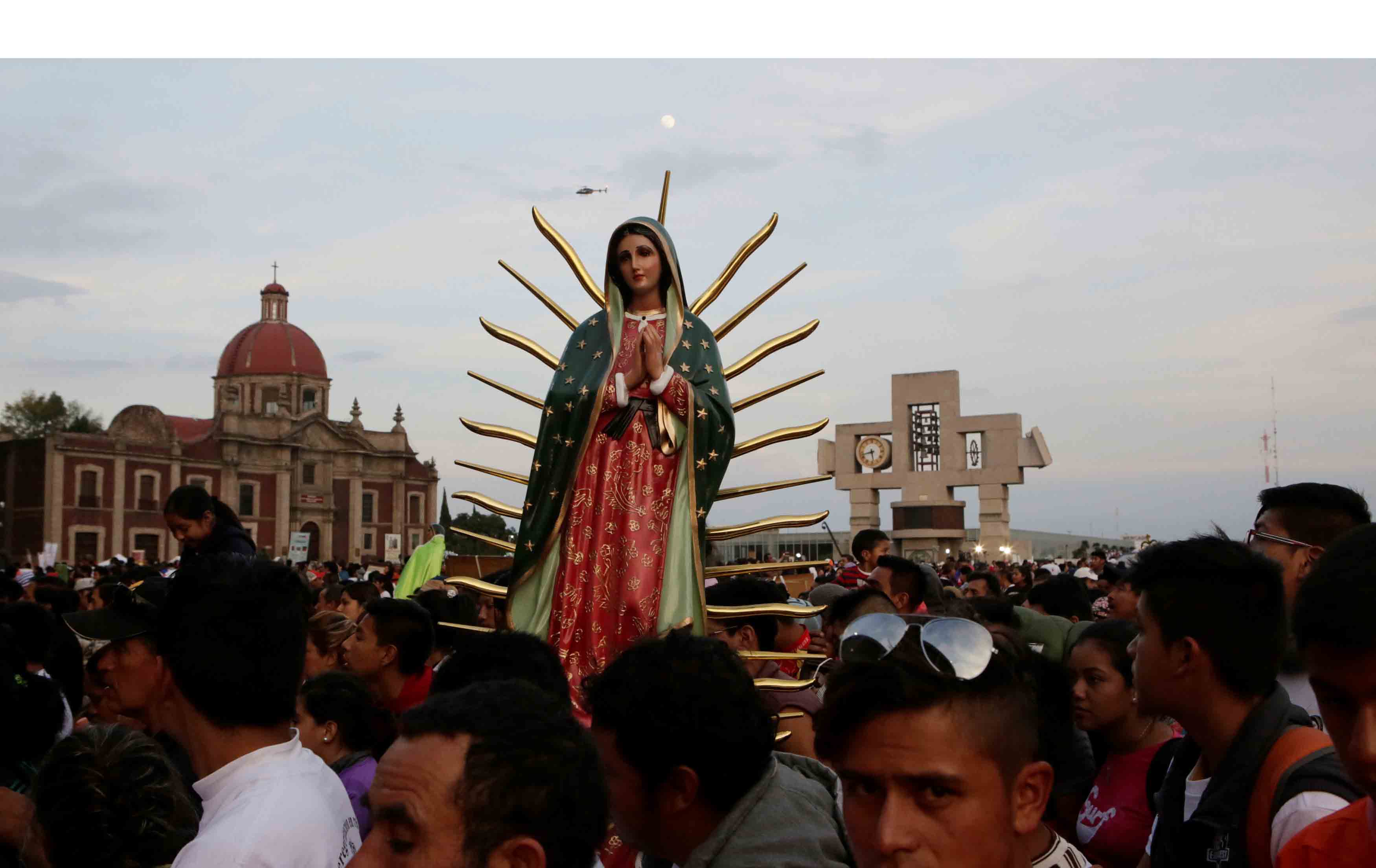 Este 12 de diciembre millones de feligreses se acercaron a la basílica de la Virgen de Guadalupe para cantarle las mañanitas celebrando los 485 años de su aparición