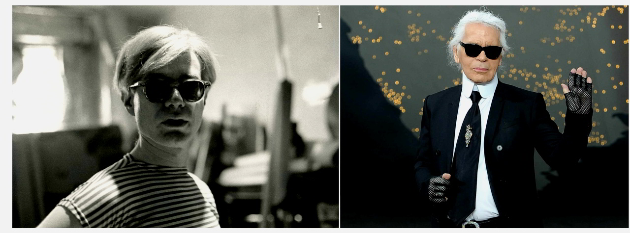 El creador del Art Pop y el diseñador de Chanel guardan similitudes