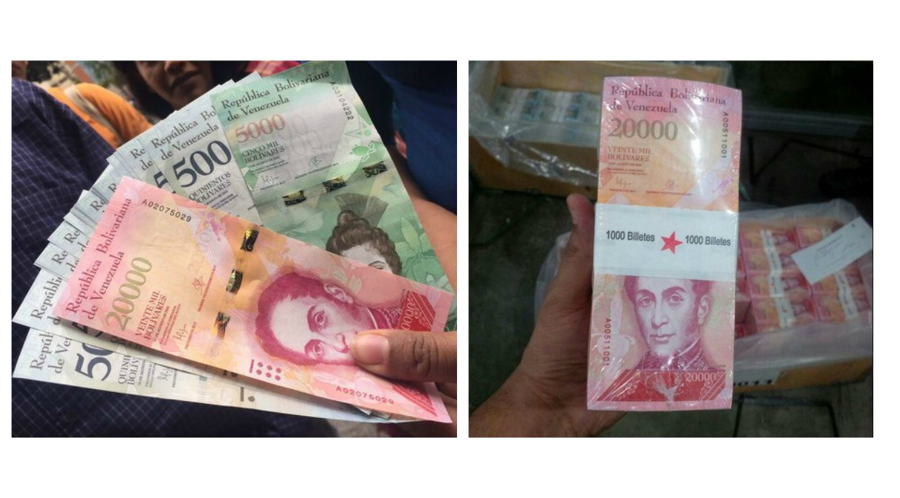 El nuevo cono monetario ya está circulando en Venezuela