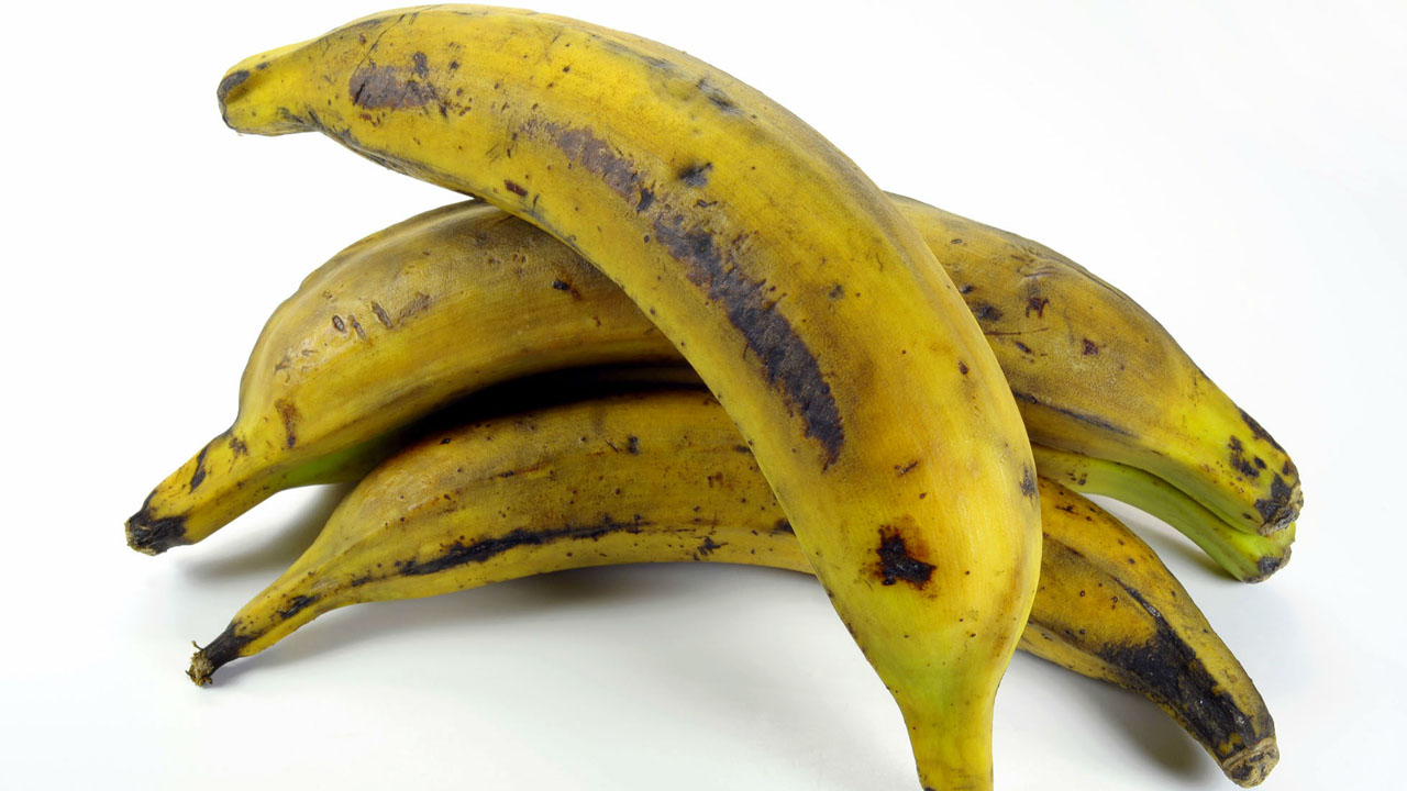 El plátano maduro es bueno para la salud