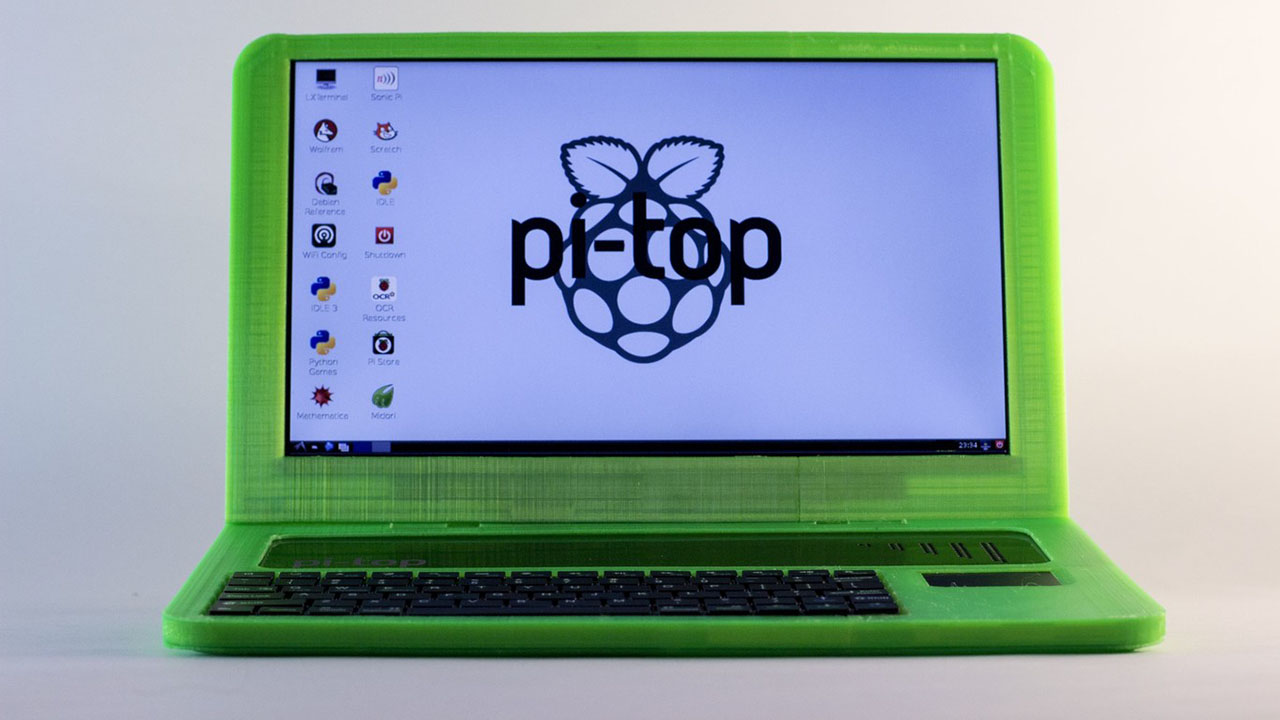 El Pi-Top es el primer portátil de la historia en ser impreso en 3D y fue creado en el 2014