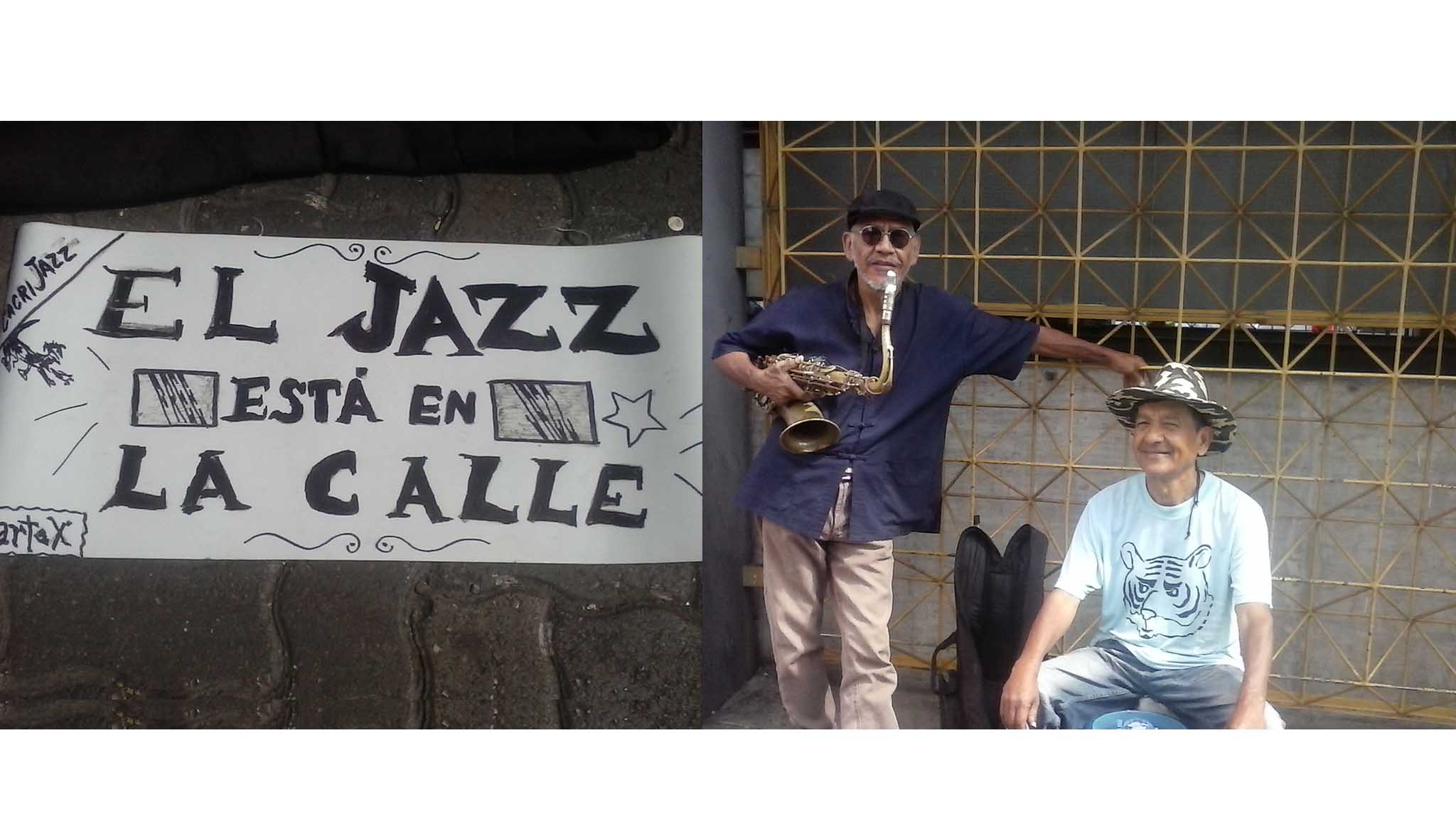 El bulevar de Sabana Grande es el escenario de dos músicos que alegran la mañanas caraqueñas