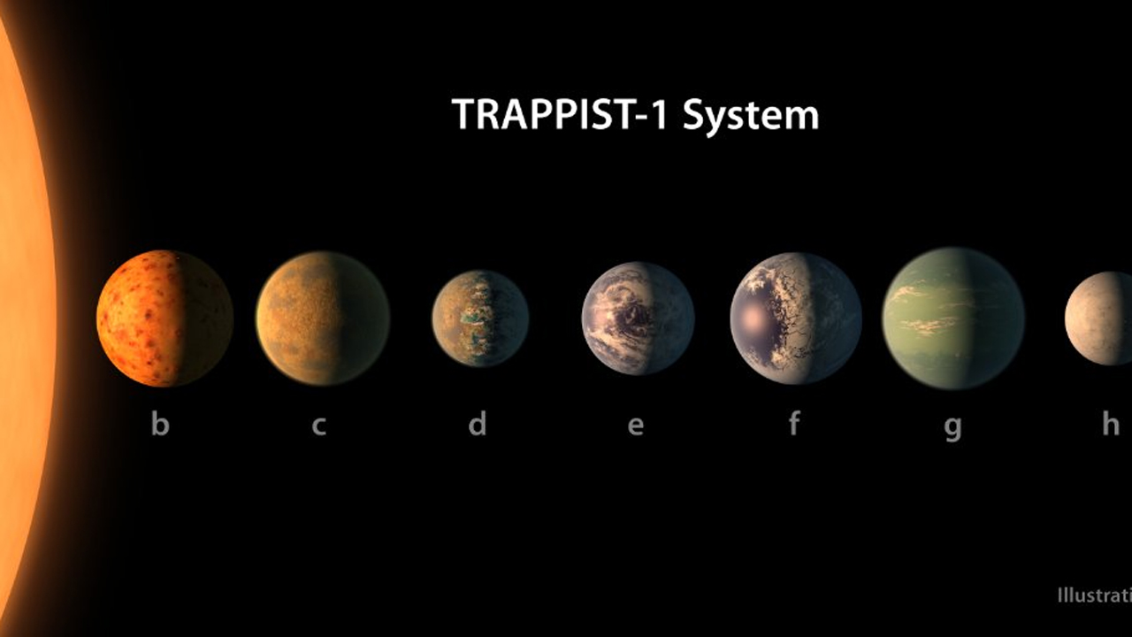 Un grupo internacional de astrónomos anunció este miércoles el hallazgo de un sistema con siete planetas de masa similares a la Tierra
