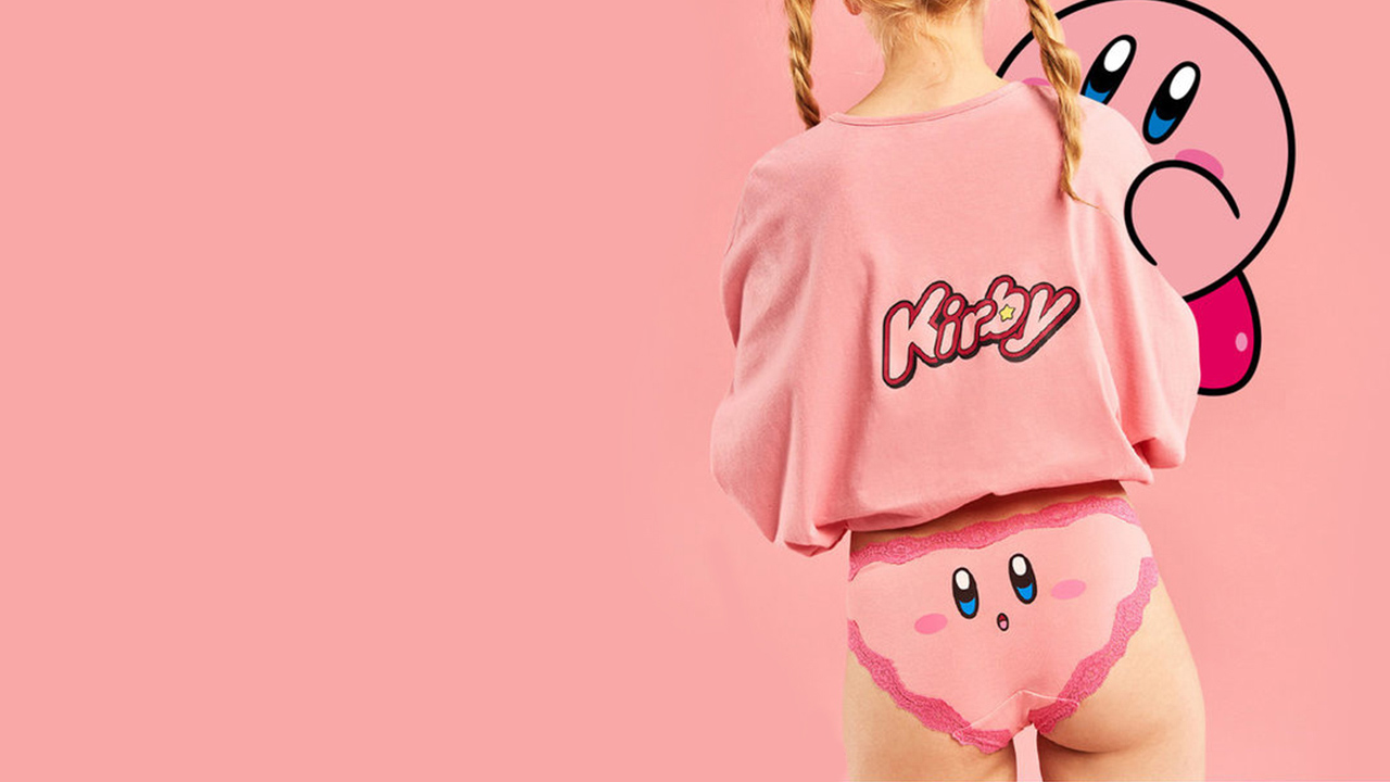 Nintendo junto con la firma de lencería, Yummy Mart, lanzaron una colección de ropa interior a propósito del cumpleaños número 25 del personaje rosa