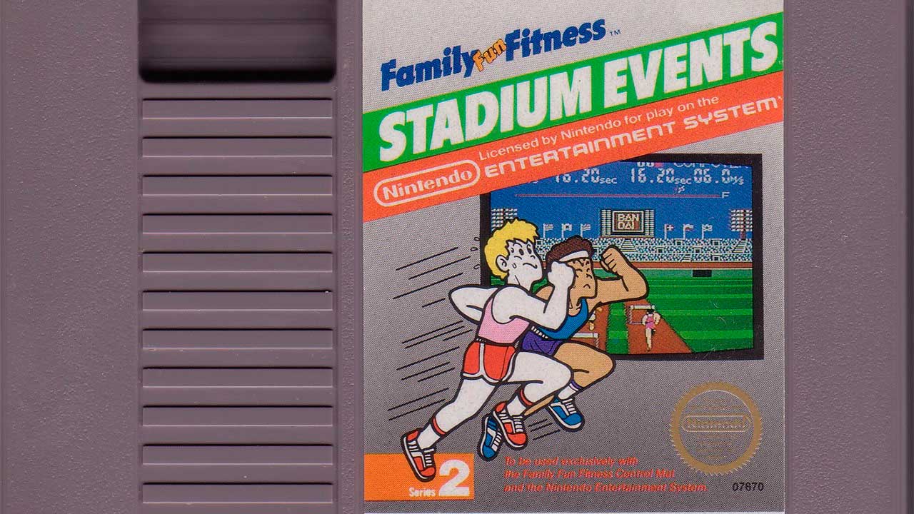 Una copia del juego deportivo del sistema NES, Stadium Events fue adquirido por un coleccionista