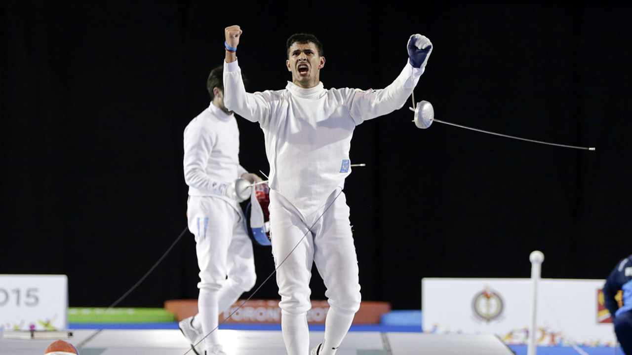 El criollo volvió a brillar en la MK Fencing Cup Epee, celebrada en los Emiratos Árabes Unidos