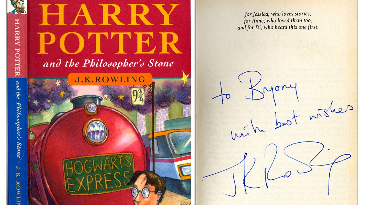 La edición de "Harry Potter y la piedra filosofal" estará tasada a partir de los 81 mil dólares