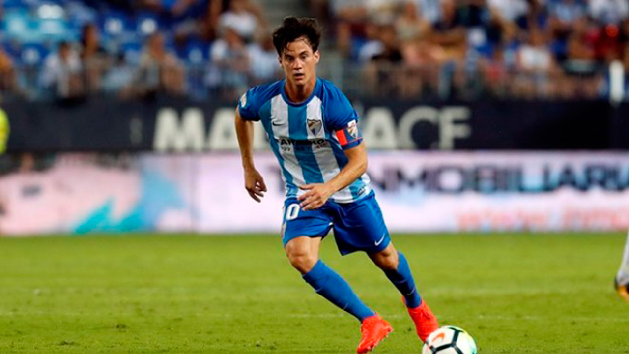 El futbolista criollo evoluciona tras sus problemas físicos y entrena con normalidad con el Málaga CF