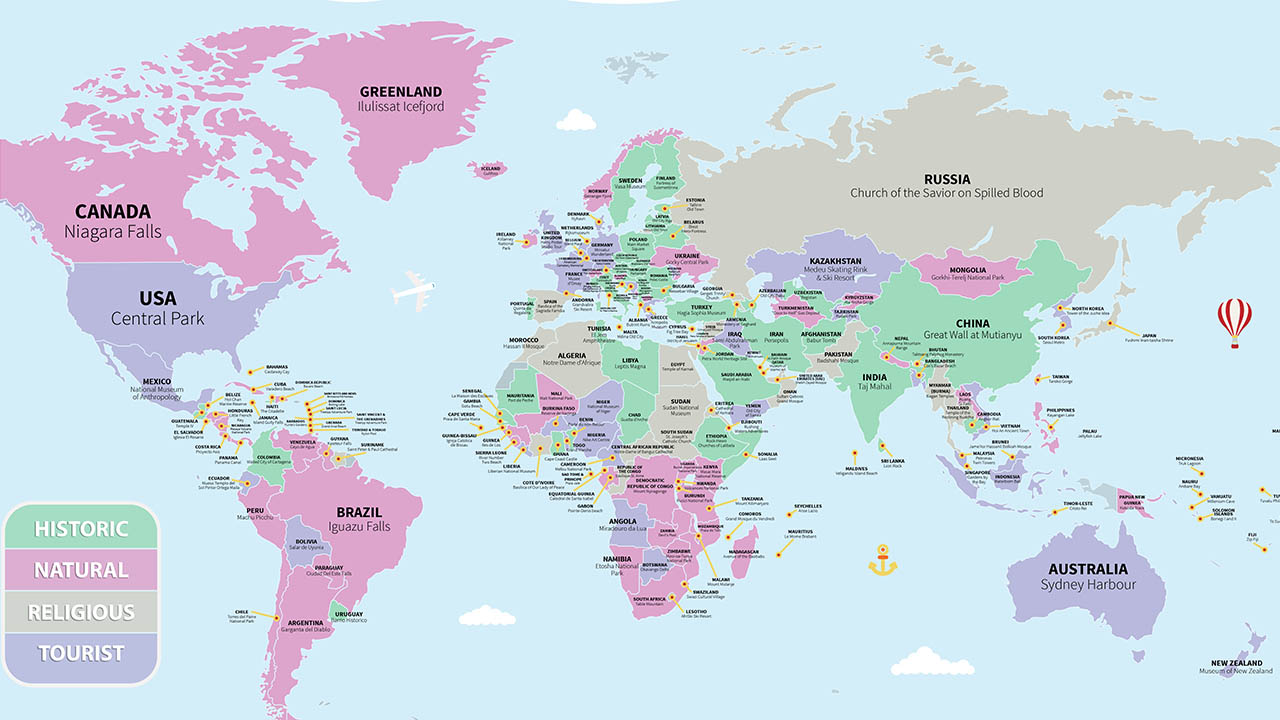 TripAdvisor creó un mapa especial