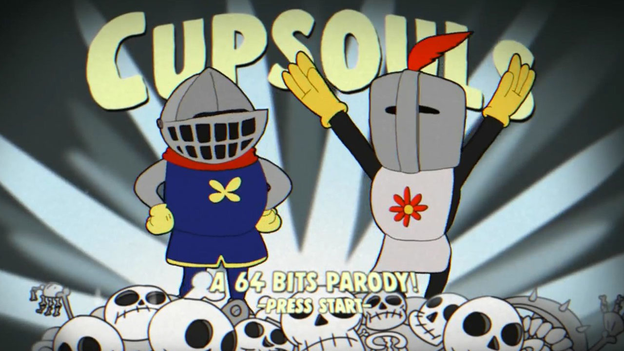 Cupsouls: la parodia de Dark Souls y Cuphead