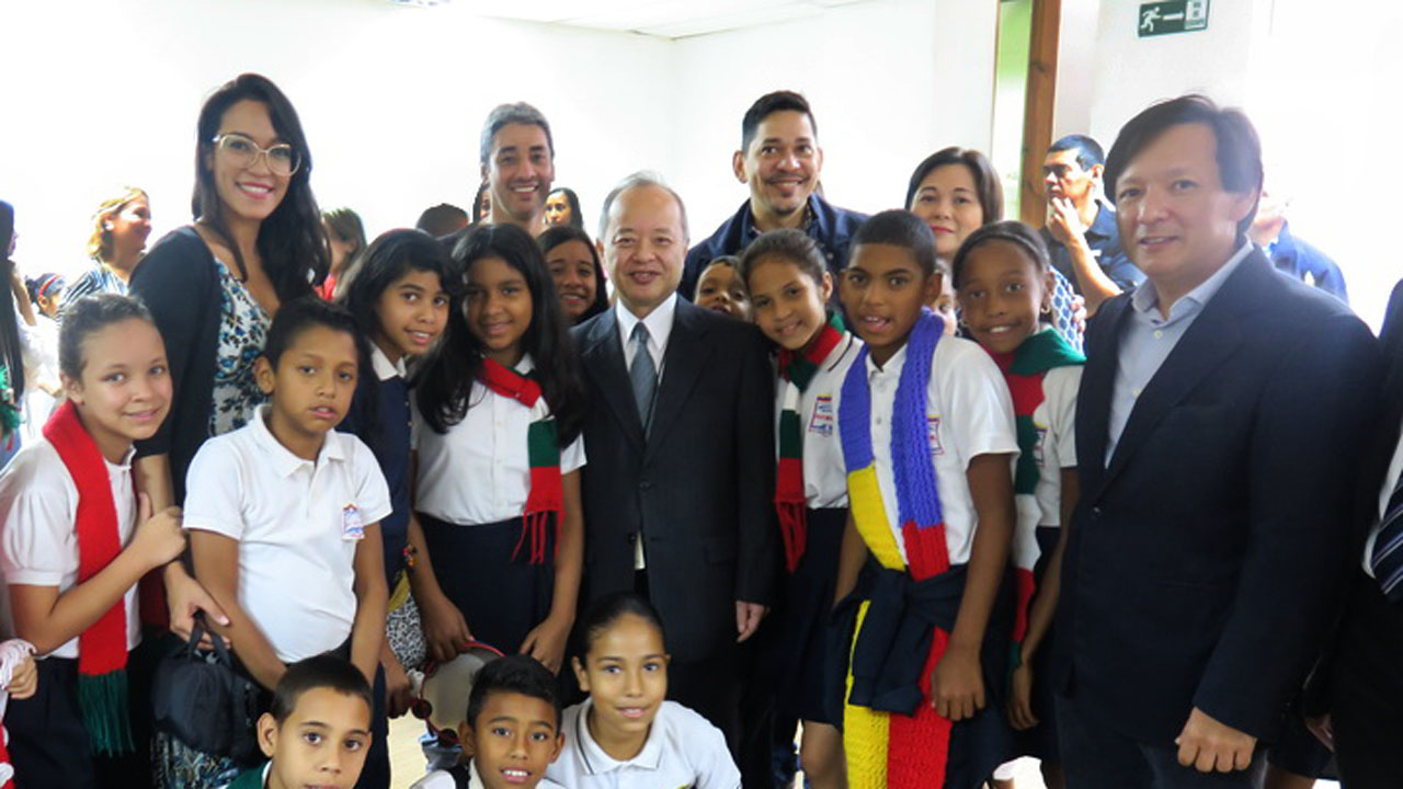 Erwin Miyasaka, presidente de la Cámara Venezolana Japonesa (Caveja) destacó los logros de los niños venezolanos