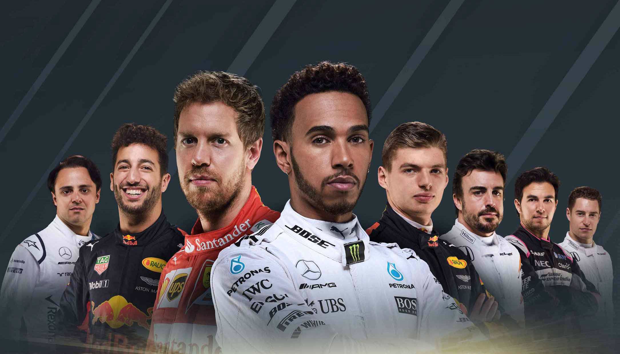 Hamilton, Vettel y Verstappen fueron de los grandes protagonistas en la temporada 2017 de la Fórmula 1 bajo la organización del trío estadounidense