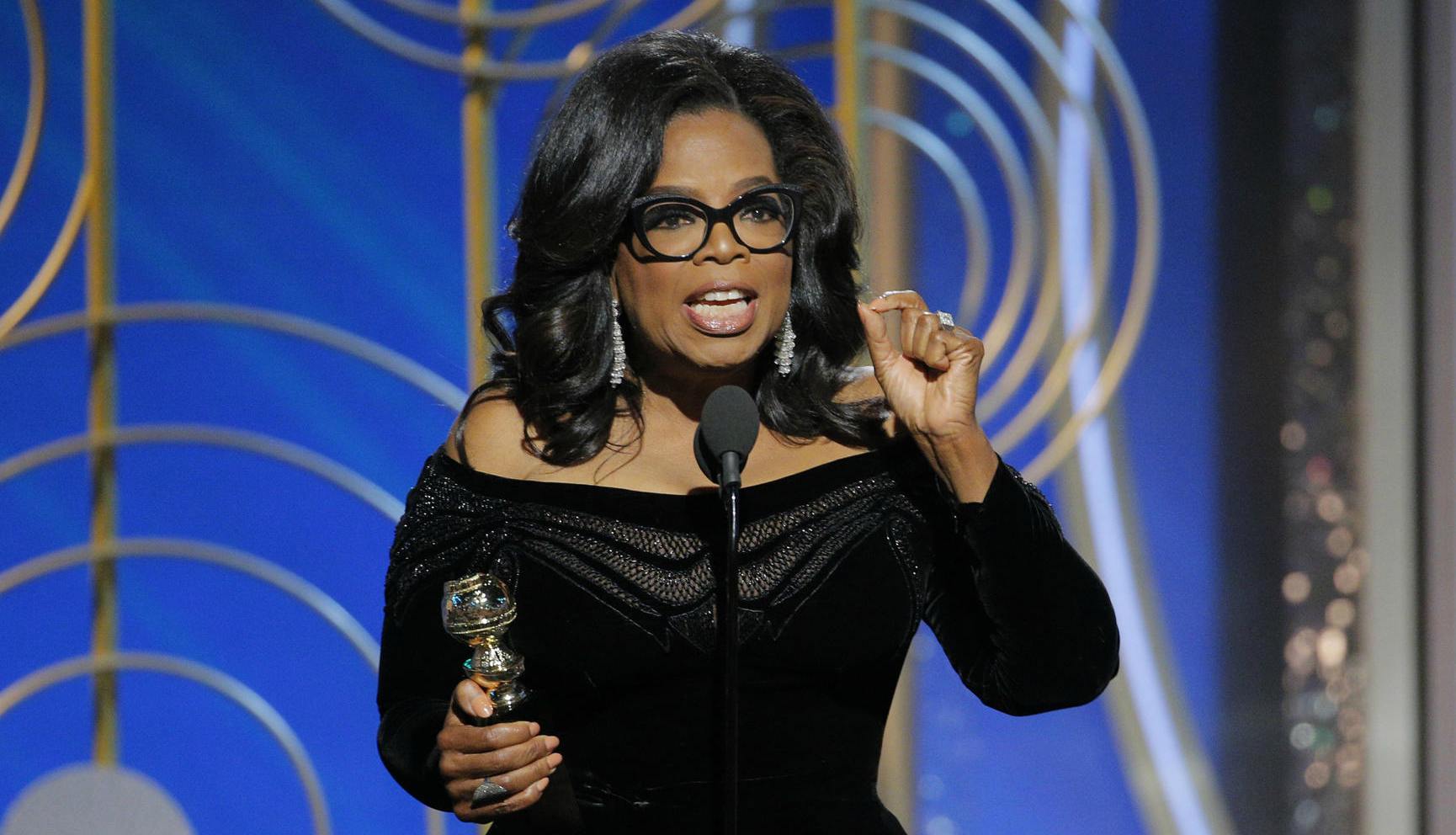 Uno de los momentos más emotivos y sinceros de la noche estuvo a cargo de Oprah Winfrey por su discurso tras recibir el Premio Cecile B. DeMille,