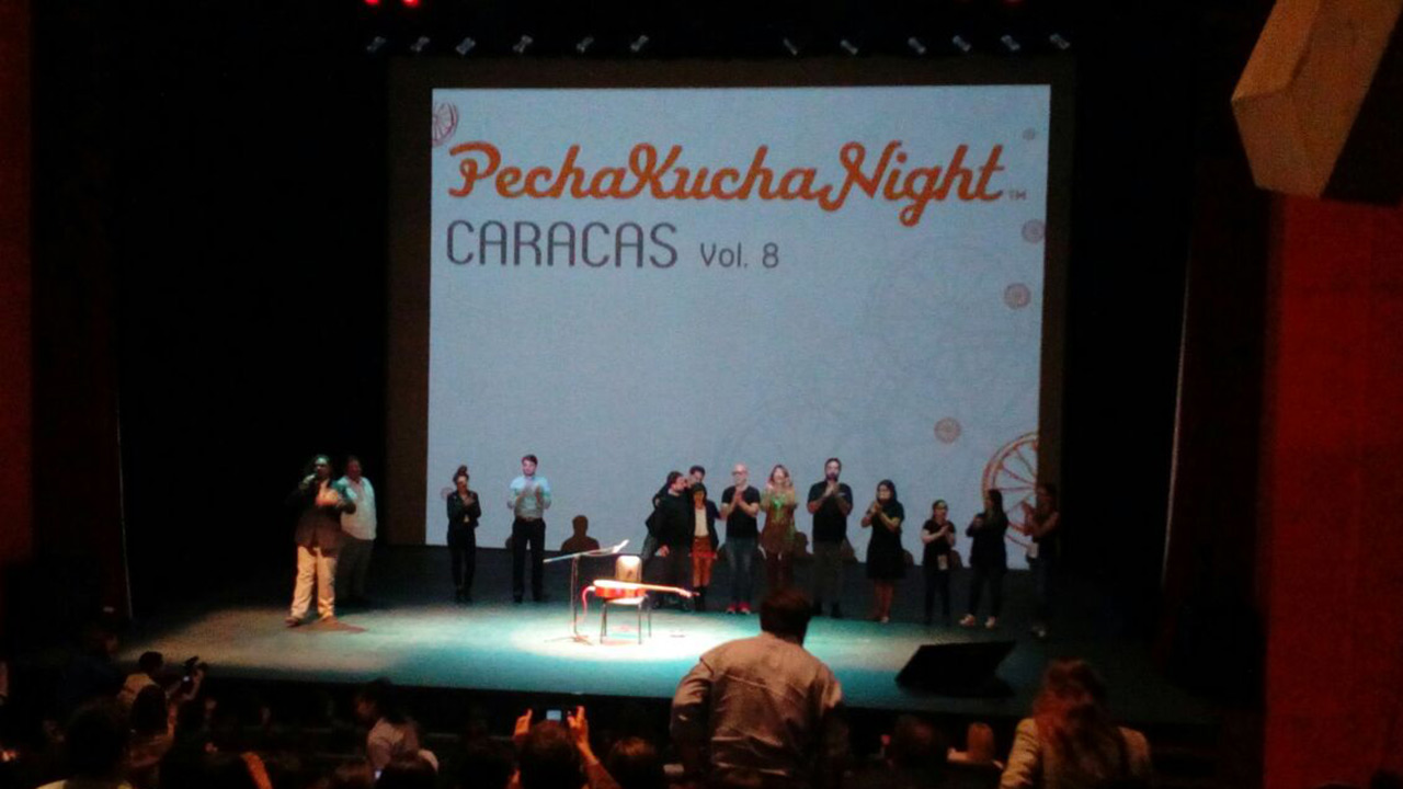 Durante la octava edición del Pechakucha Night en Caracas, 10 emprendedores contaron su experiencia mediante este concepto