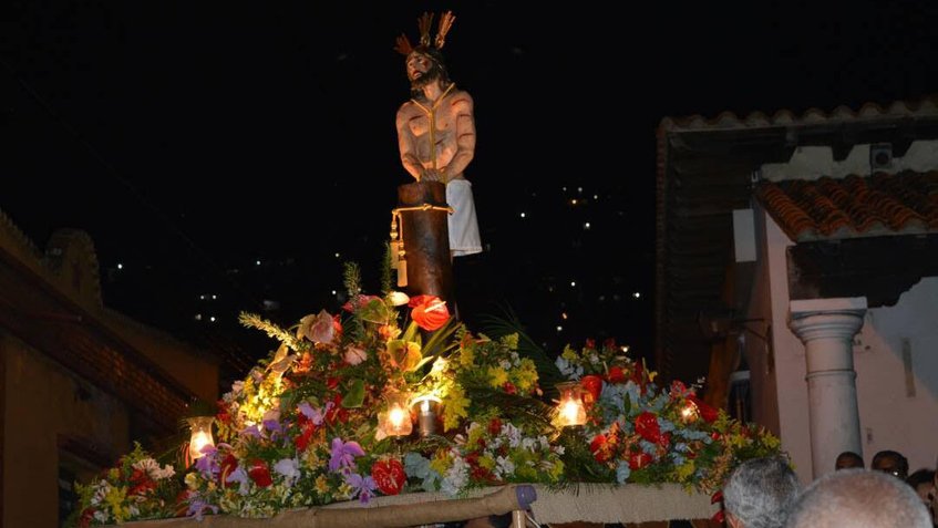 Realizaron primera procesión de "Jesús en la Columna" en El Hatillo