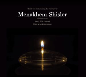 Menakhem Shisler: víctima del Holocausto