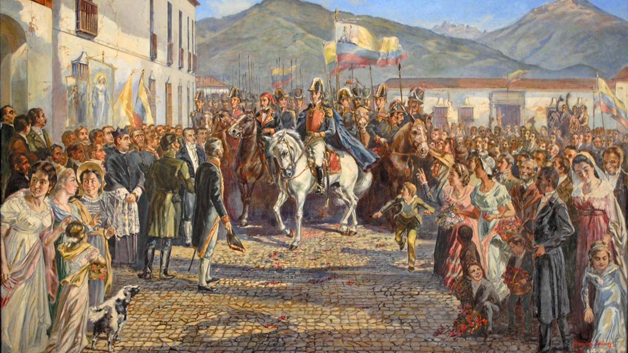 El 23 de mayo de 1813 el Libertador hizo su entrada en ese estado un movimiento decisivo para destronar al imperio español en Latinoamérica