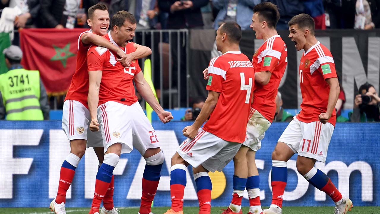 La selección rusa de fútbol se impuso por penales 4-3 a los españoles