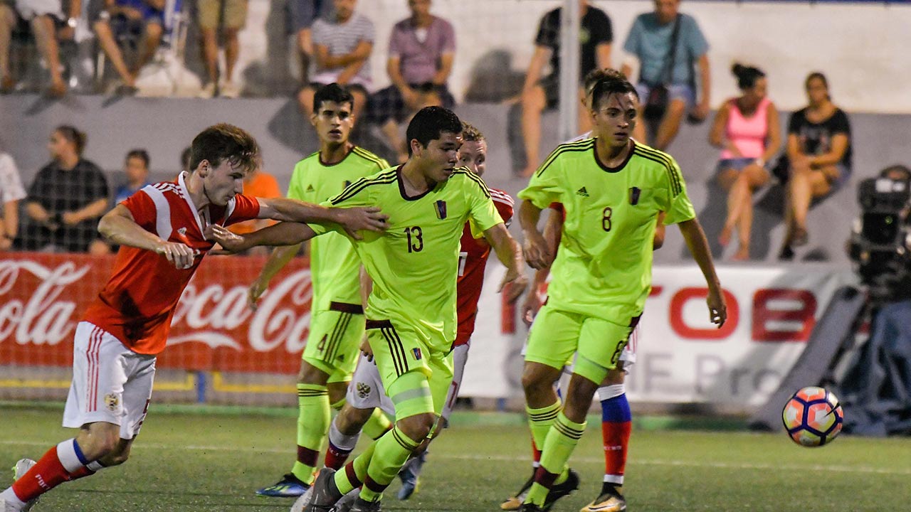 La selección venezolana de fútbol sub20 cayó ante Rusia en las semifinales del certamen internacional que se realiza en España