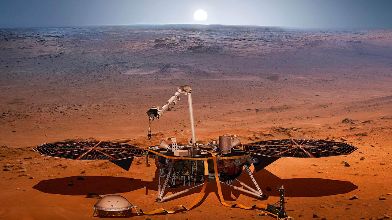 La nueva nave espacial fue creada para pasar su tiempo en Marte observando el funcionamiento interno del planeta rojo