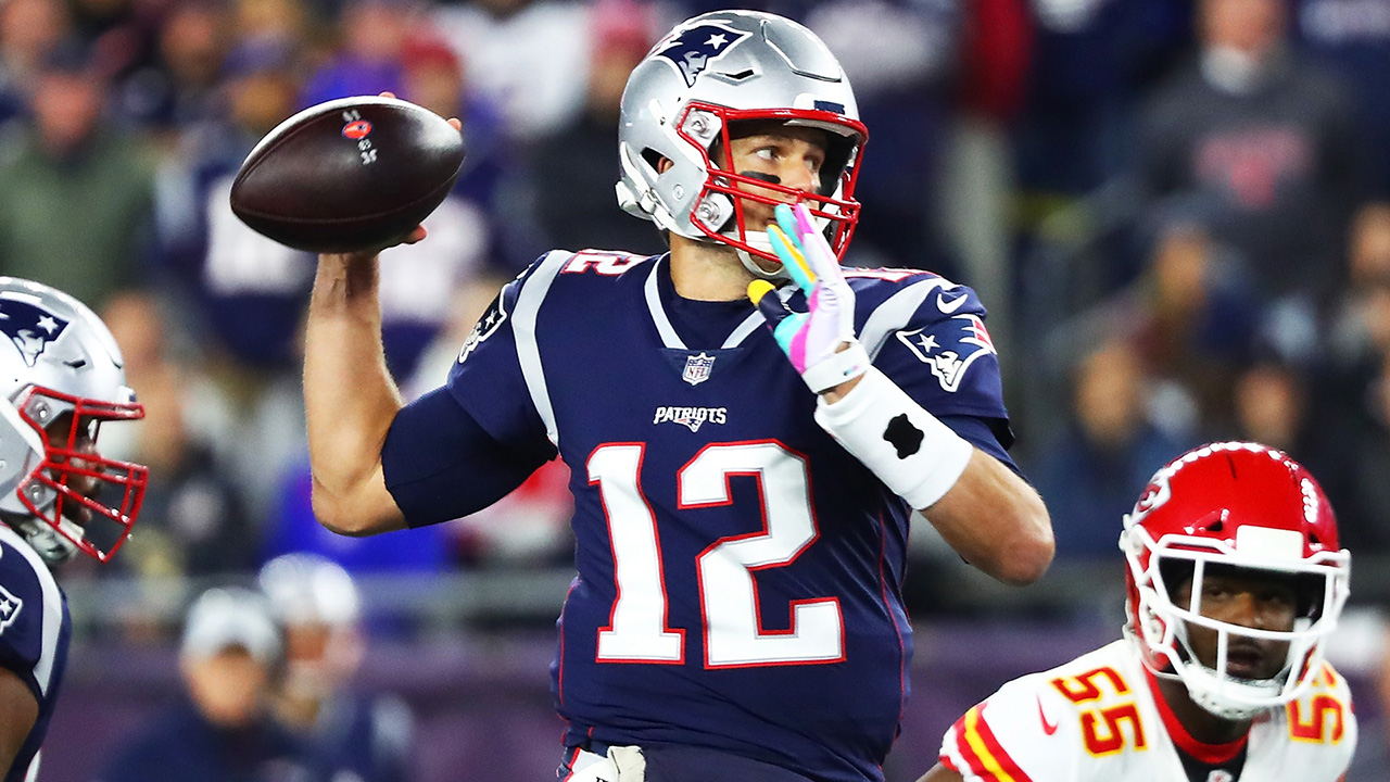 El jugador de New England Patriots logró su pase 580 de touchdown en el primer cuarto del partido ante Miami Dolphins