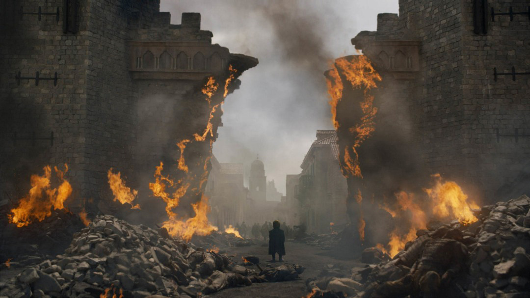 La serie animada describió una escena similar a la que se vio en el capítulo 5 de la temporada final de Game of Thrones lo que afirma la teoría de que la familia amarilla va un paso más adelante que el resto de la población